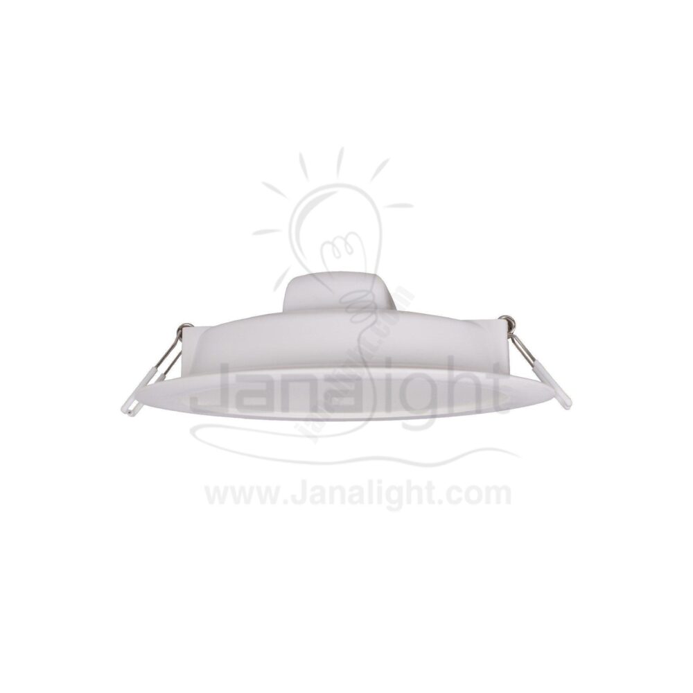 سبوت بانيل 18 وات مدور ابيض بلاستيك اليوس Elios white round 18 watt SpotLight Panel